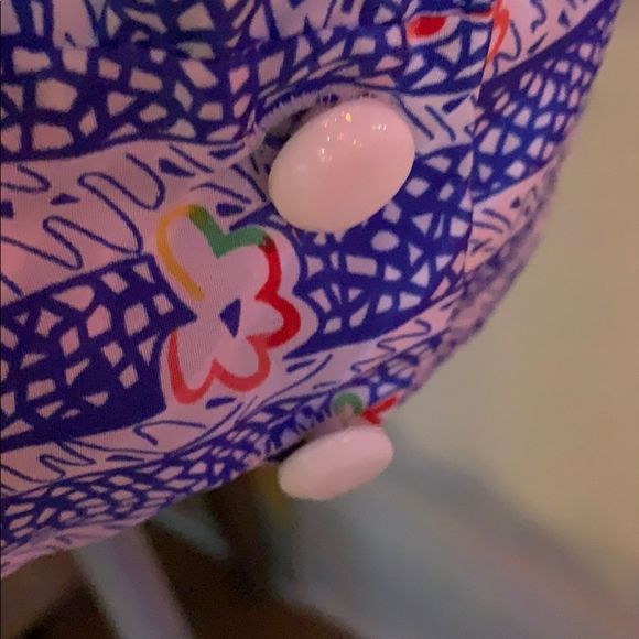 ๐ 3/$20 Vintage polyester flowy floral boho blouse. Large - Picture 5 of 5